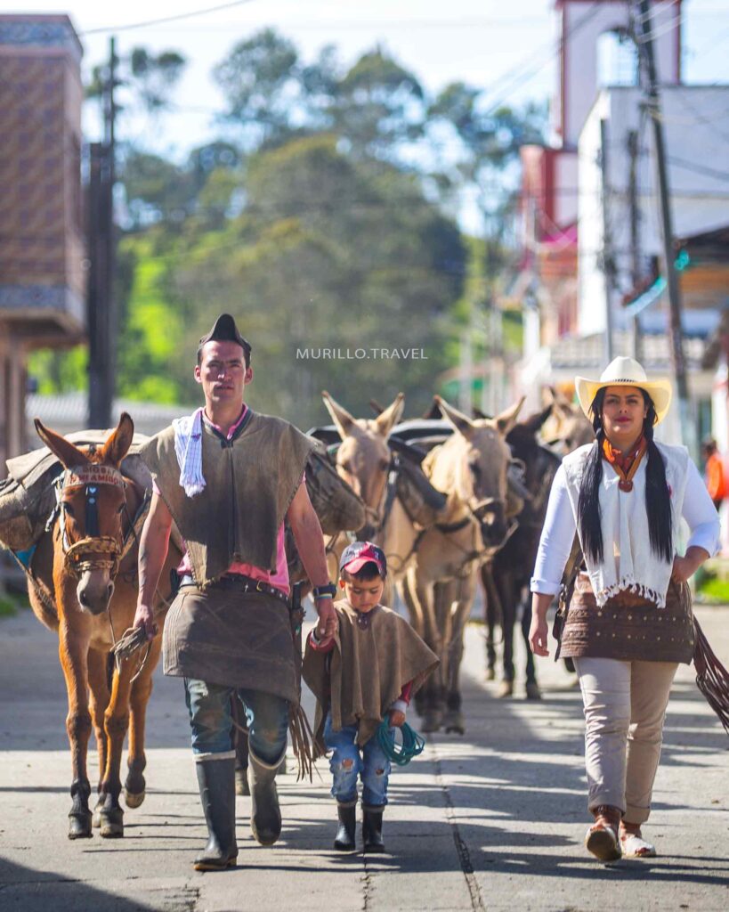 Arrieros Tradiciones culturales en Murillo Tolima